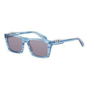 NEW OFF-WHITE SUNGLASSES, UNISEX BLUE SQUARE EYEWEAR OFF-WHITE